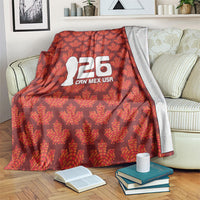 2026 World Football Host Country Canada Blanket