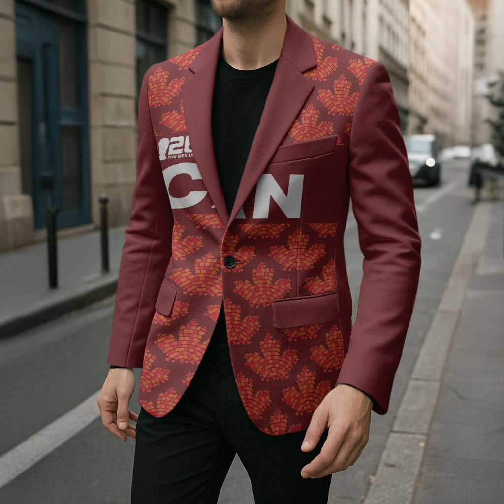 2026 World Football Host Country Canada Custom Blazer