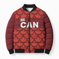 2026 World Football Host Country Canada Custom Bomber Puffer Jacket