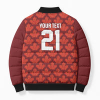 2026 World Football Host Country Canada Custom Bomber Puffer Jacket