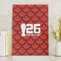 2026 World Football Host Country Canada Canvas Wall Art