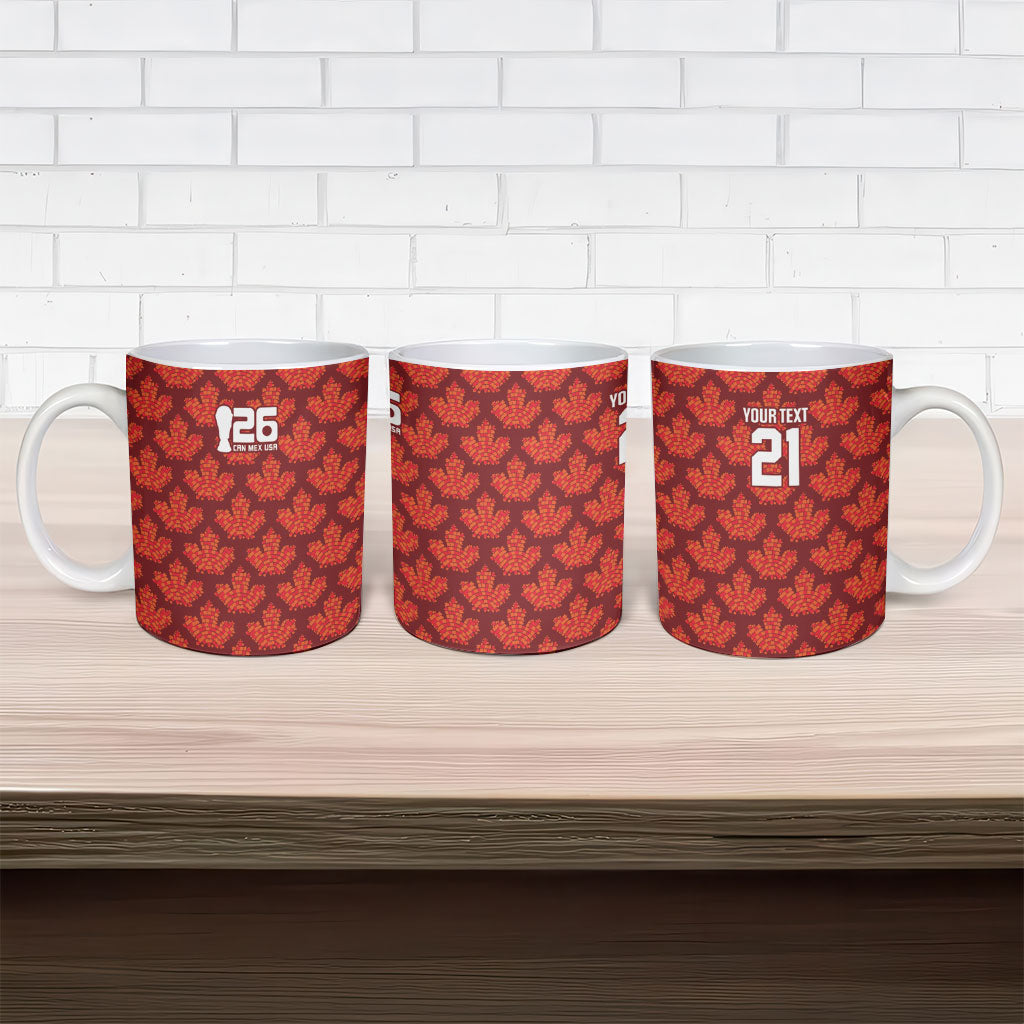 2026 World Football Host Country Canada Custom Ceramic Mug