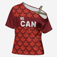 2026 World Football Host Country Canada Custom Cross Shoulder Shirt