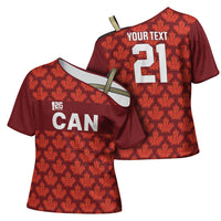 2026 World Football Host Country Canada Custom Cross Shoulder Shirt