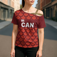 2026 World Football Host Country Canada Custom Cross Shoulder Shirt