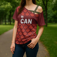 2026 World Football Host Country Canada Custom Cross Shoulder Shirt