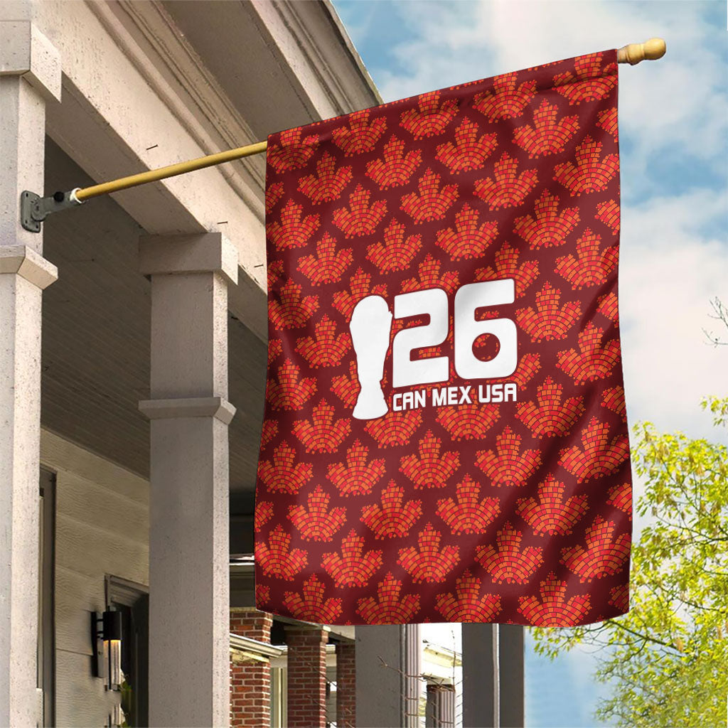 2026 World Football Host Country Canada Garden Flag