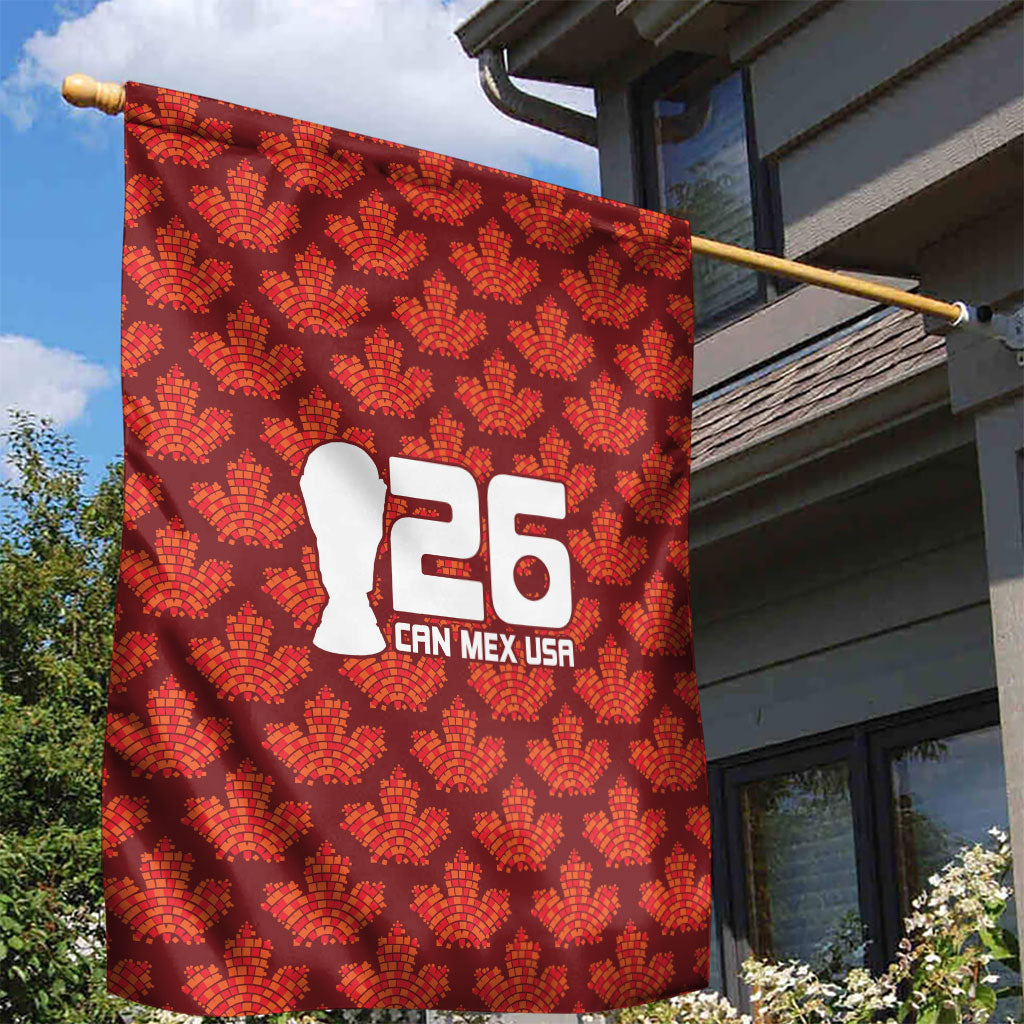 2026 World Football Host Country Canada Garden Flag