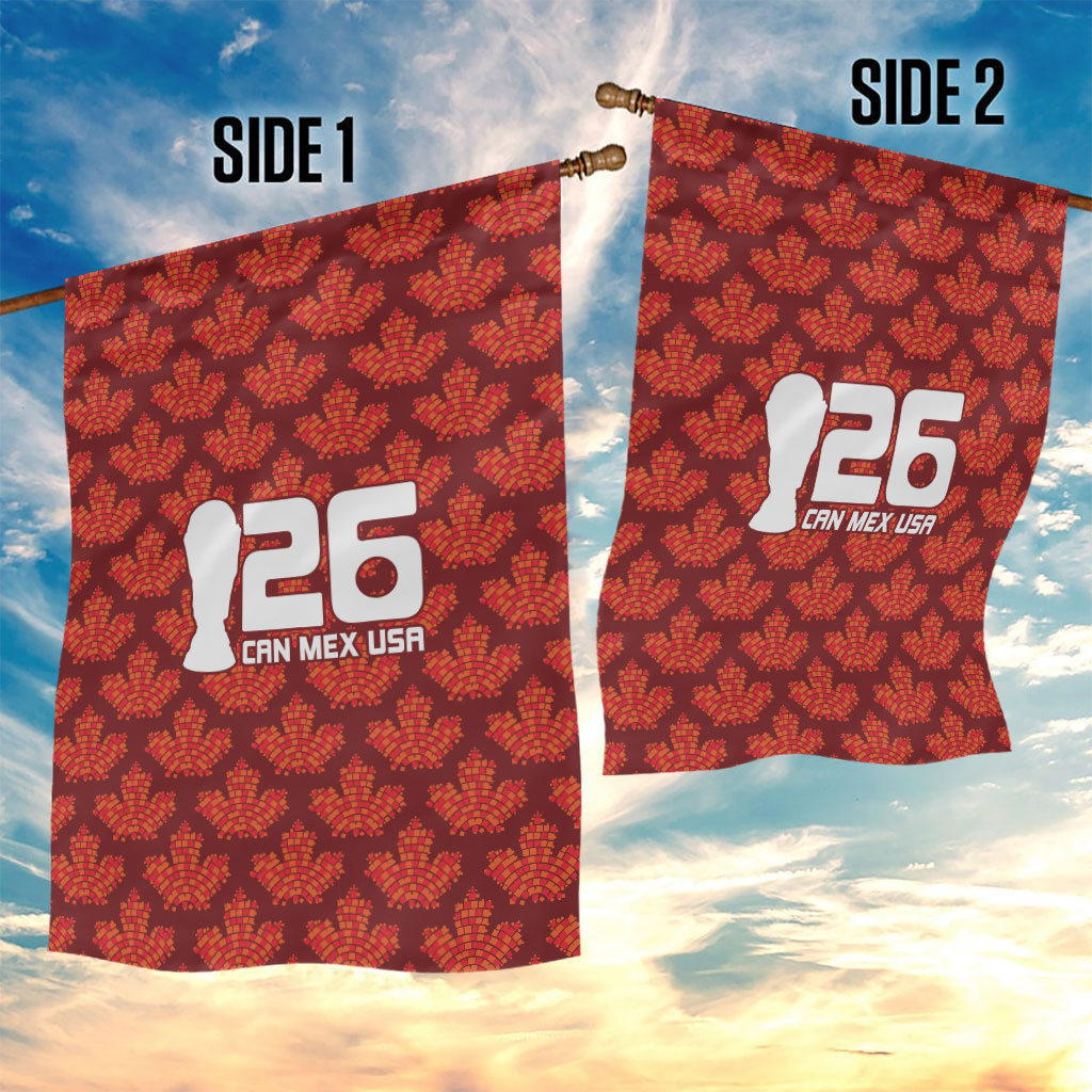 2026 World Football Host Country Canada Garden Flag