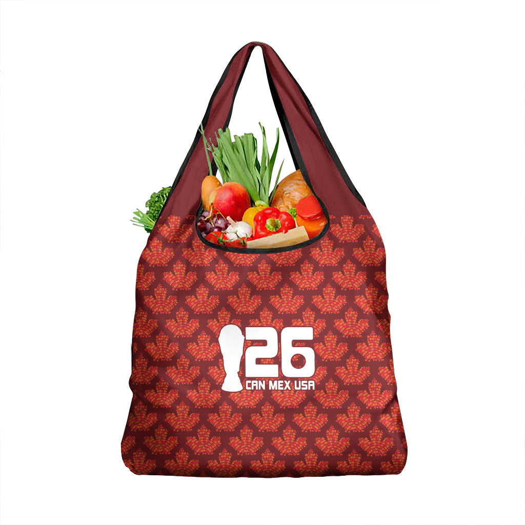 2026 World Football Host Country Canada Grocery Bag