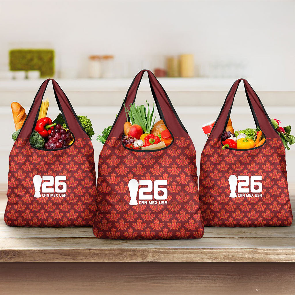 2026 World Football Host Country Canada Grocery Bag