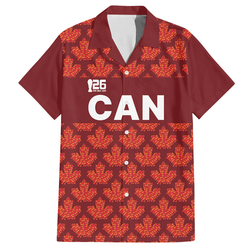 2026 World Football Host Country Canada Custom Hawaiian Shirt
