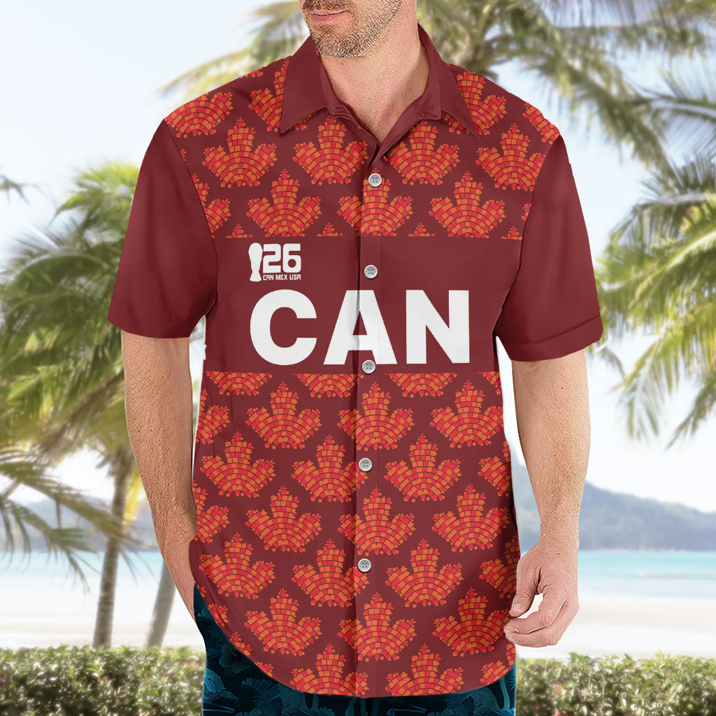 2026 World Football Host Country Canada Custom Hawaiian Shirt