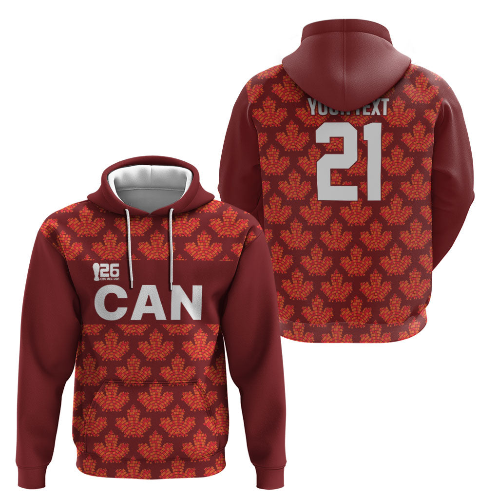 2026 World Football Host Country Canada Custom Hoodie