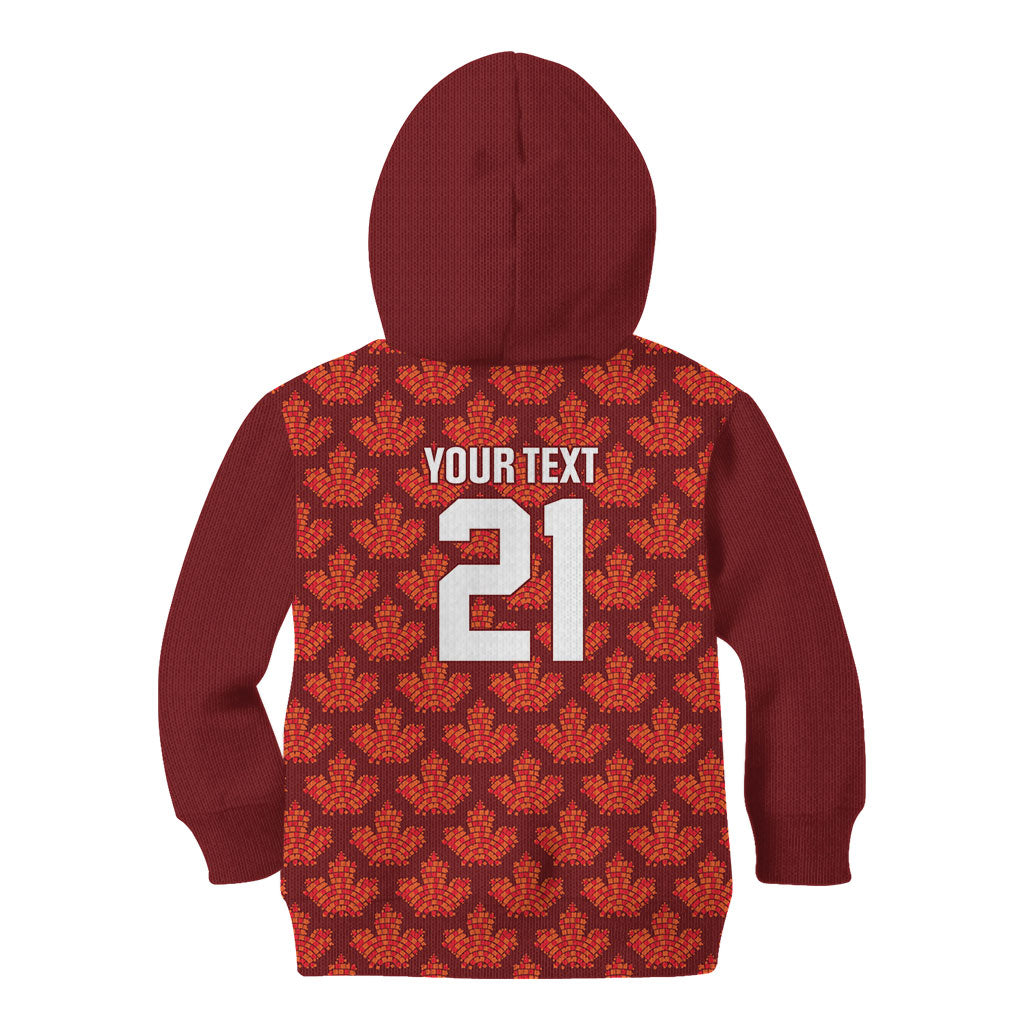 2026 World Football Host Country Canada Custom Kid Hoodie