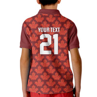 2026 World Football Host Country Canada Custom Kid Polo Shirt