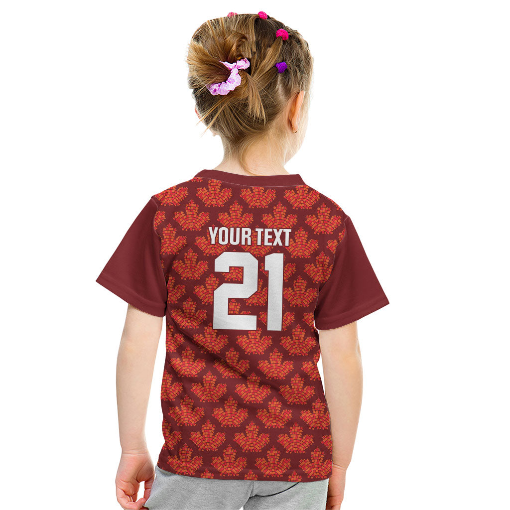 2026 World Football Host Country Canada Custom Kid T Shirt