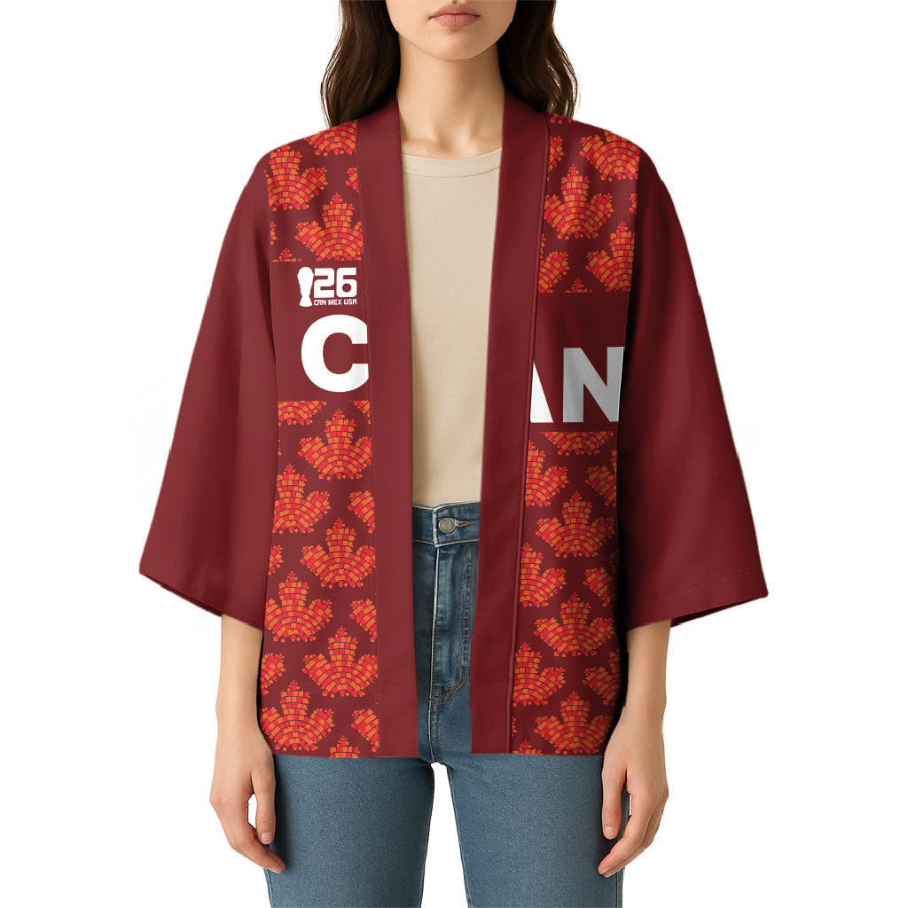 2026 World Football Host Country Canada Custom Kimono