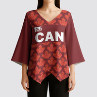 2026 World Football Host Country Canada Custom Kimono Sleeve Blouse