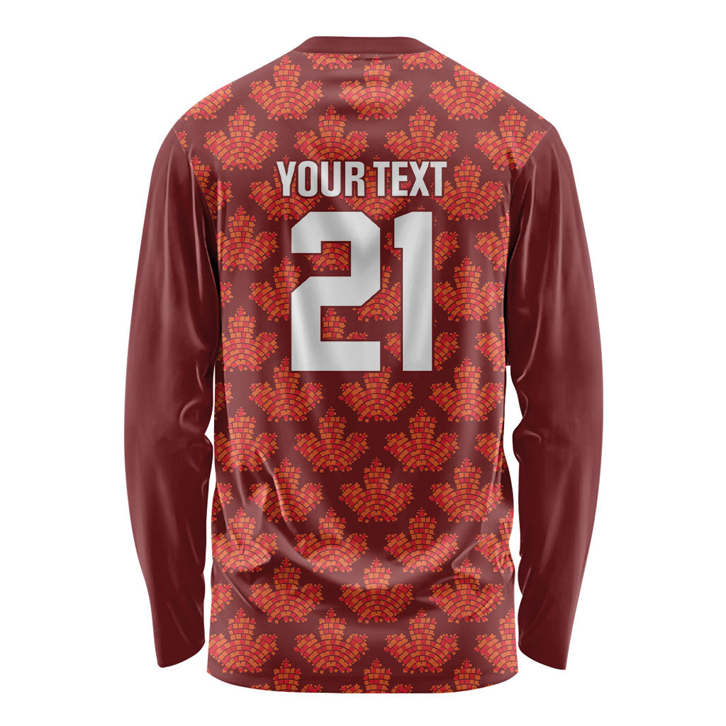 2026 World Football Host Country Canada Custom Long Sleeve Shirt
