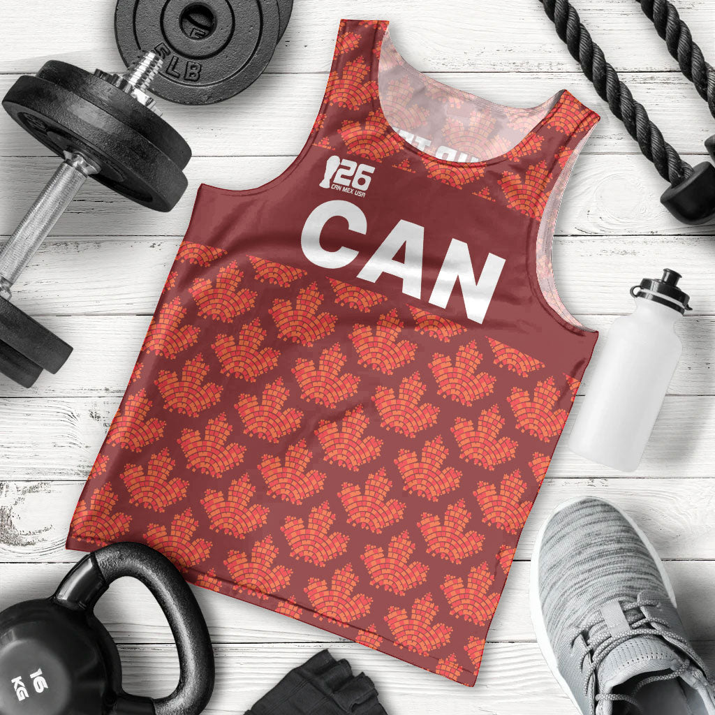 2026 World Football Host Country Canada Custom Men Tank Top