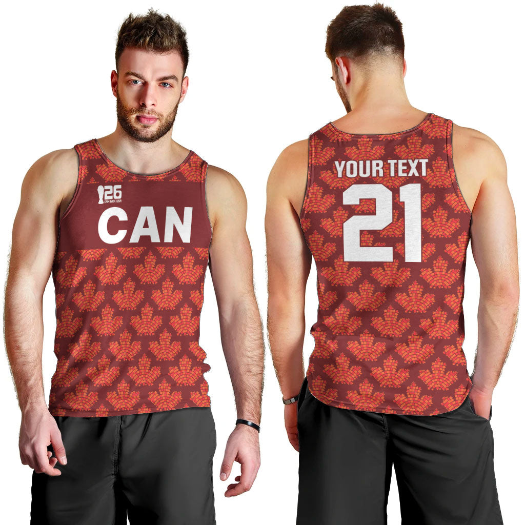 2026 World Football Host Country Canada Custom Men Tank Top