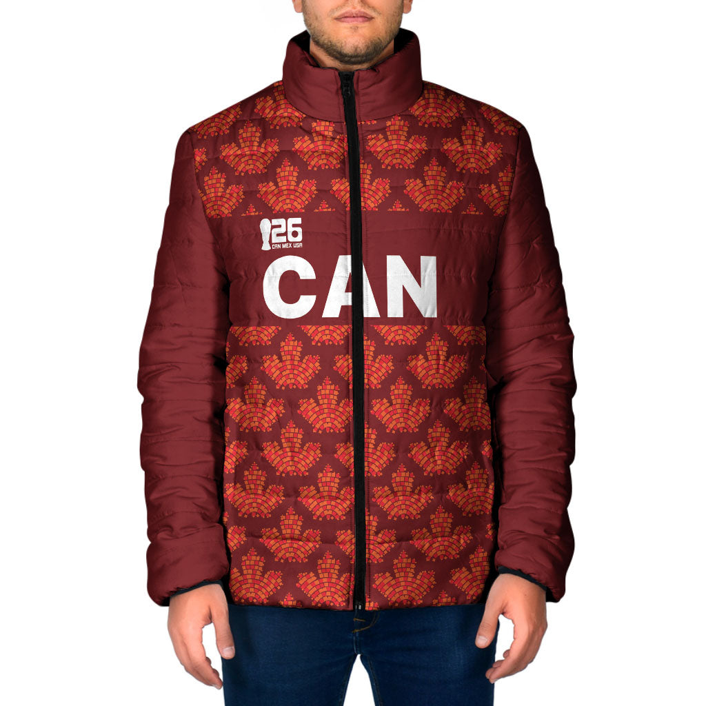 2026 World Football Host Country Canada Custom Padded Jacket