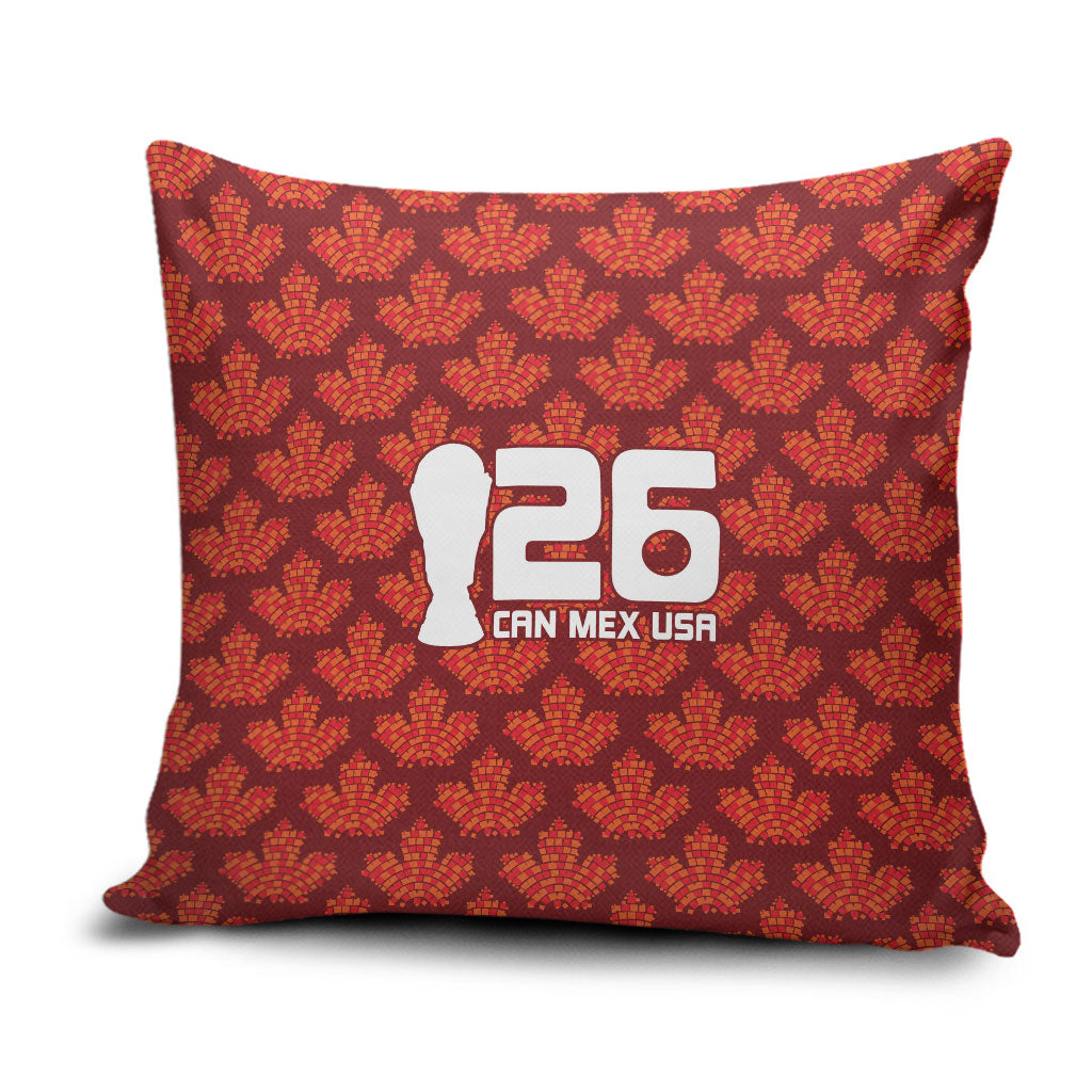 2026 World Football Host Country Canada Pillow Cover