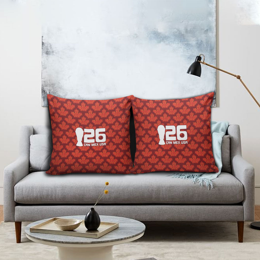 2026 World Football Host Country Canada Pillow Cover