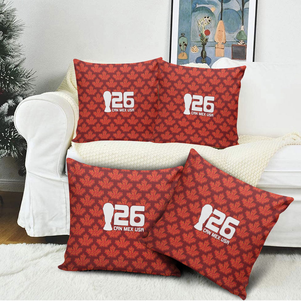 2026 World Football Host Country Canada Pillow Cover