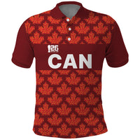 2026 World Football Host Country Canada Custom Polo Shirt