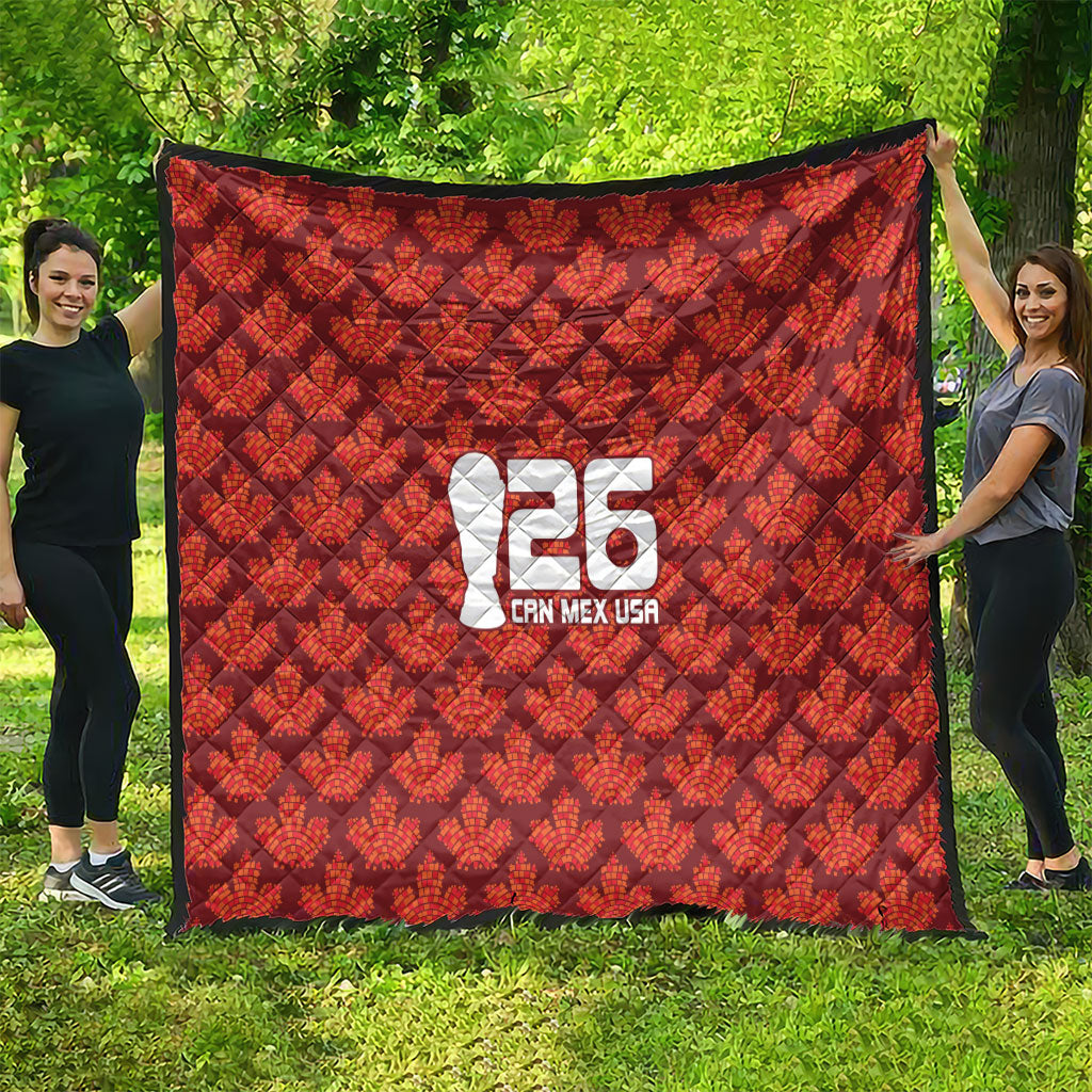 2026 World Football Host Country Canada Quilt