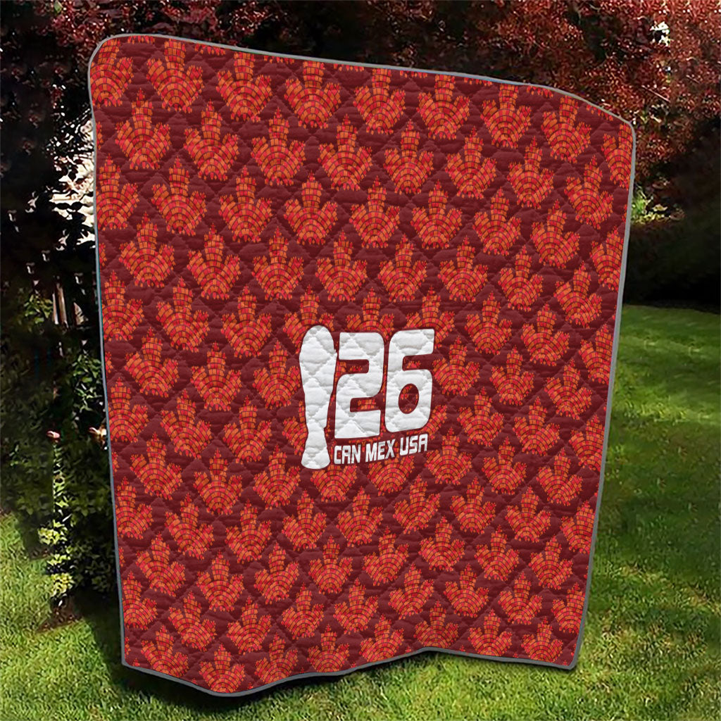 2026 World Football Host Country Canada Quilt