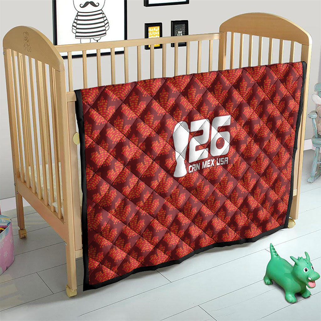2026 World Football Host Country Canada Quilt