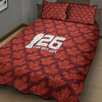 2026 World Football Host Country Canada Quilt Bed Set