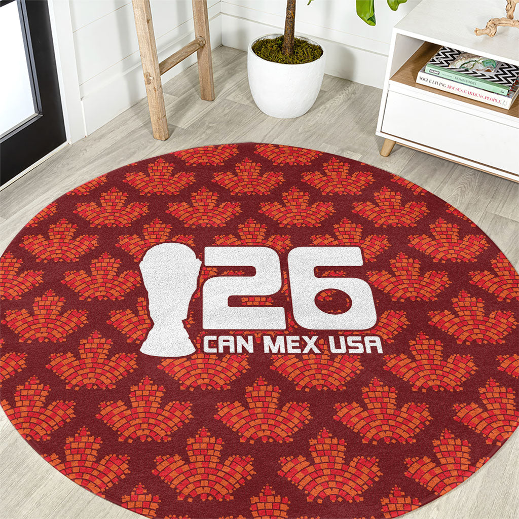 2026 World Football Host Country Canada Round Carpet