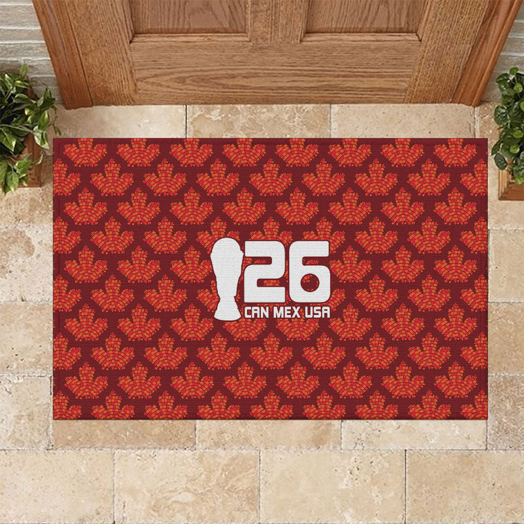 2026 World Football Host Country Canada Rubber Doormat