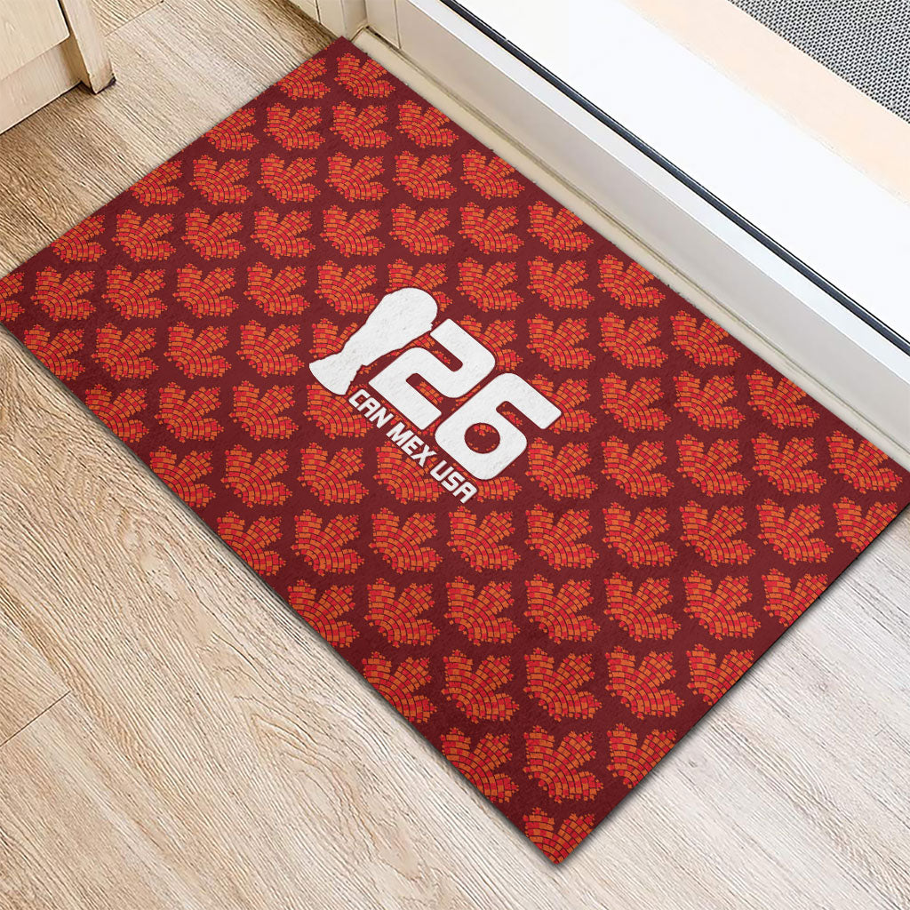 2026 World Football Host Country Canada Rubber Doormat