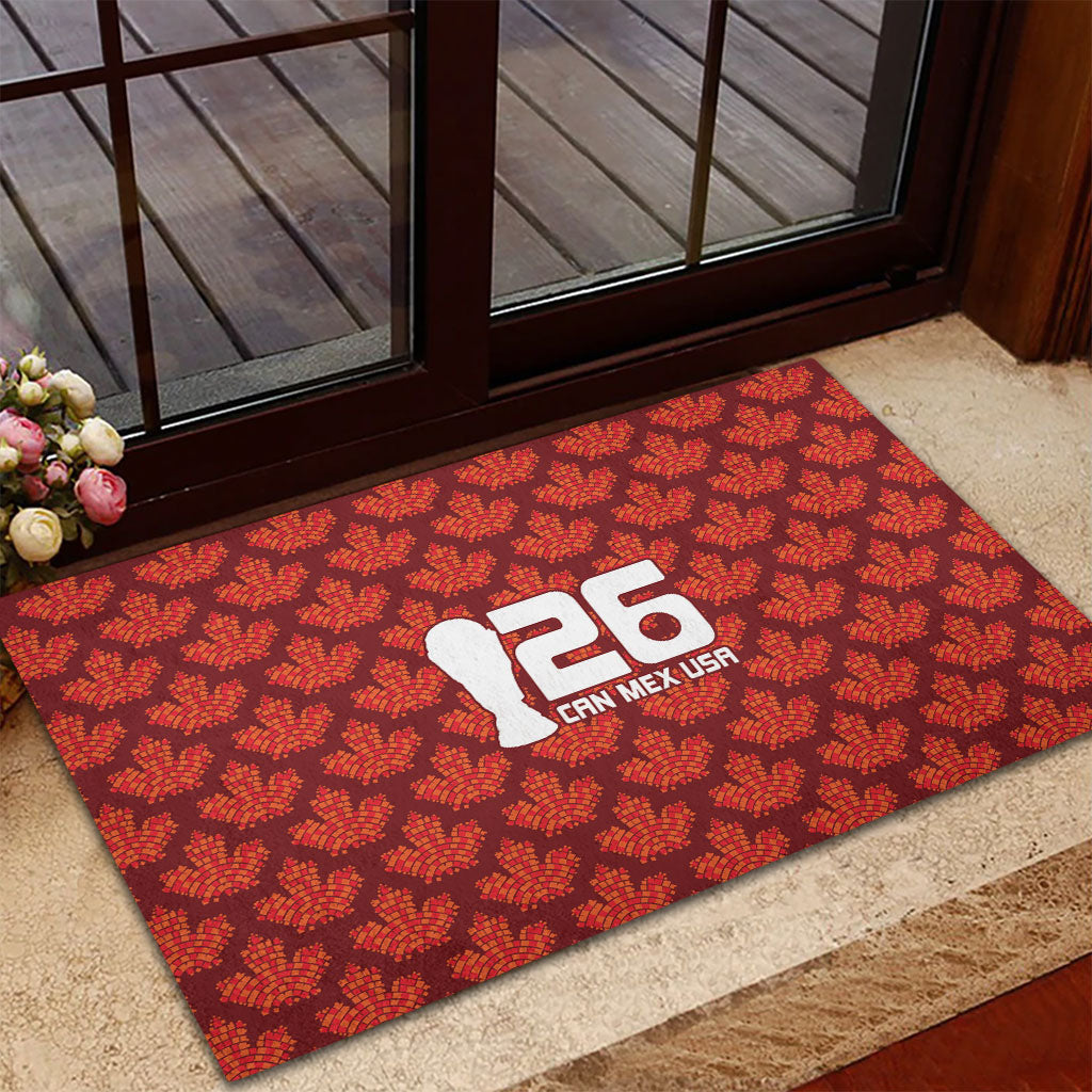 2026 World Football Host Country Canada Rubber Doormat