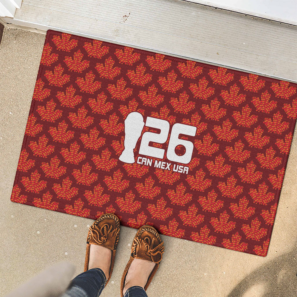 2026 World Football Host Country Canada Rubber Doormat