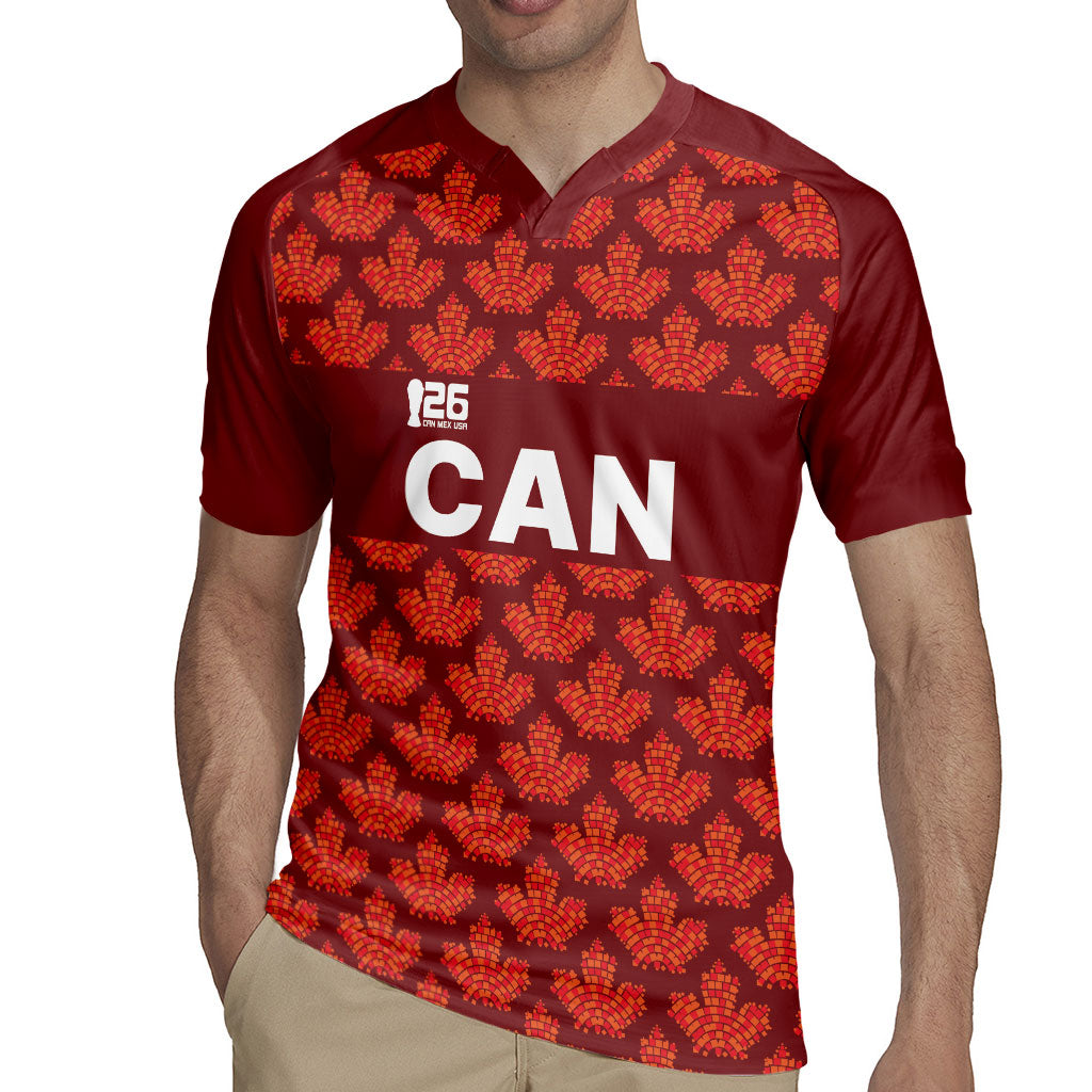 2026 World Football Host Country Canada Custom Rugby Jersey