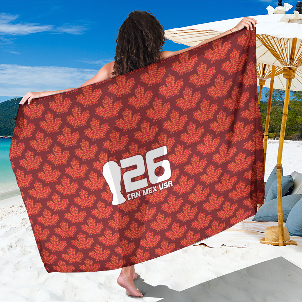 2026 World Football Host Country Canada Sarong