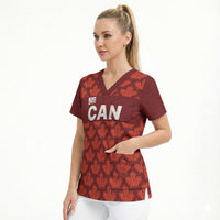2026 World Football Host Country Canada Custom Scrub Top