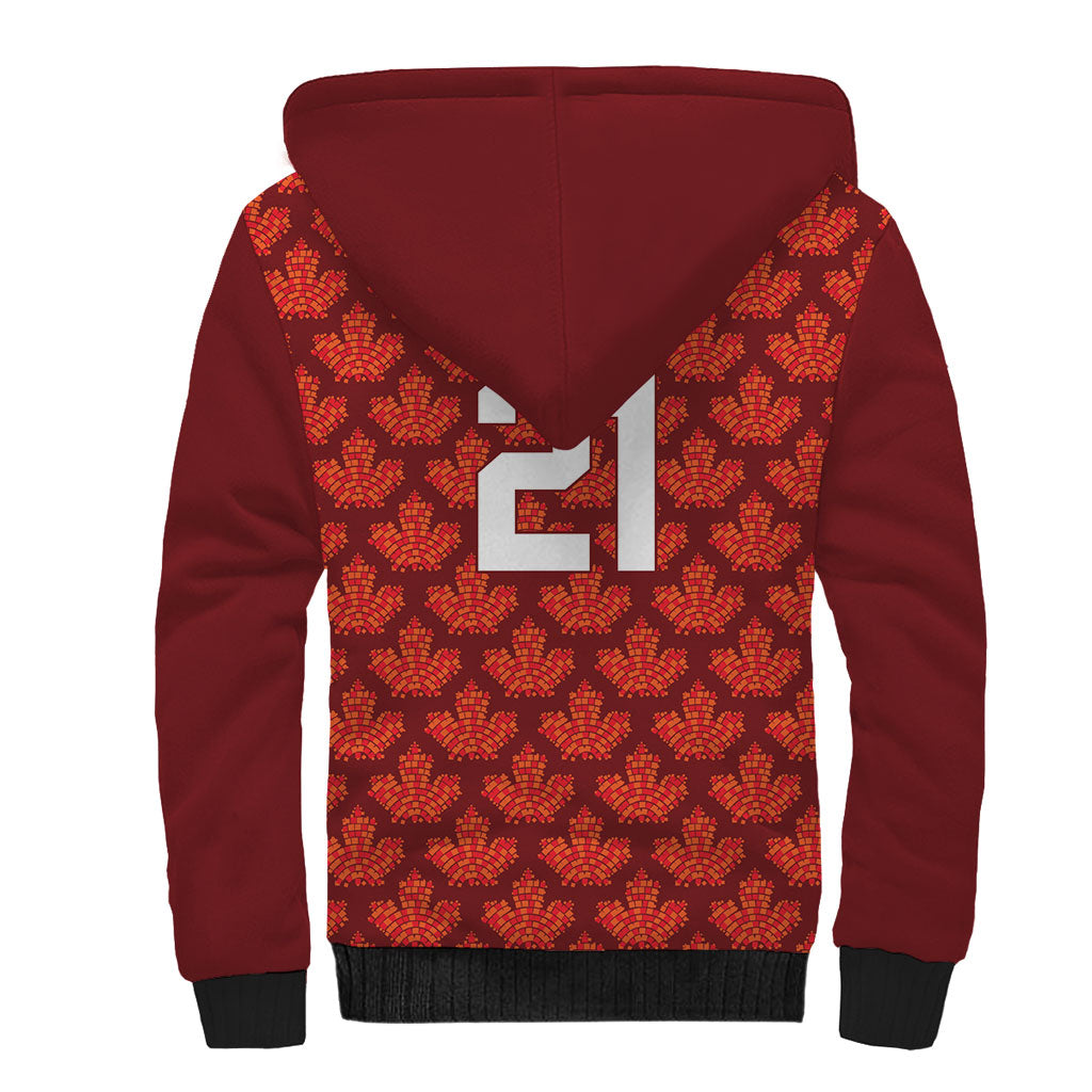 2026 World Football Host Country Canada Custom Sherpa Hoodie