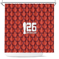 2026 World Football Host Country Canada Shower Curtain