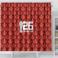2026 World Football Host Country Canada Shower Curtain