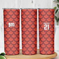 2026 World Football Host Country Canada Custom Skinny Tumbler