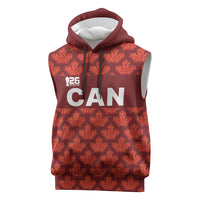 2026 World Football Host Country Canada Custom Sleeveless Hoodie