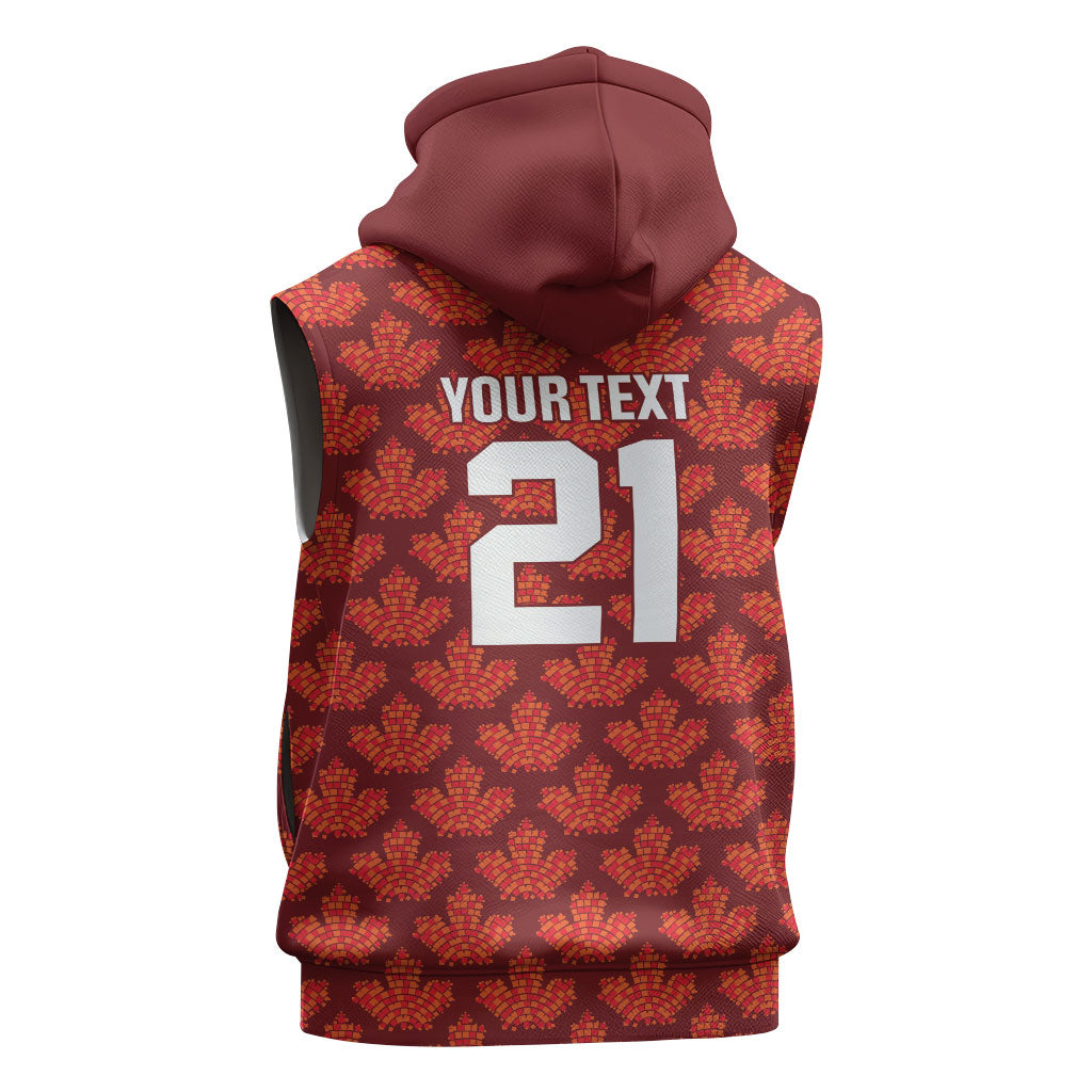 2026 World Football Host Country Canada Custom Sleeveless Hoodie