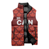 2026 World Football Host Country Canada Custom Sleeveless Puffer Jacket